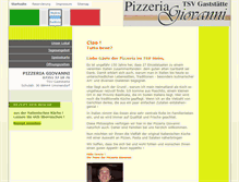 Tablet Screenshot of pizzeria-tsvheim.de